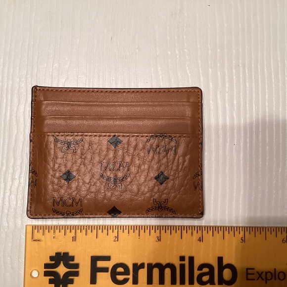 MCM Visetos Cognac Card Case - Picture 5 of 6